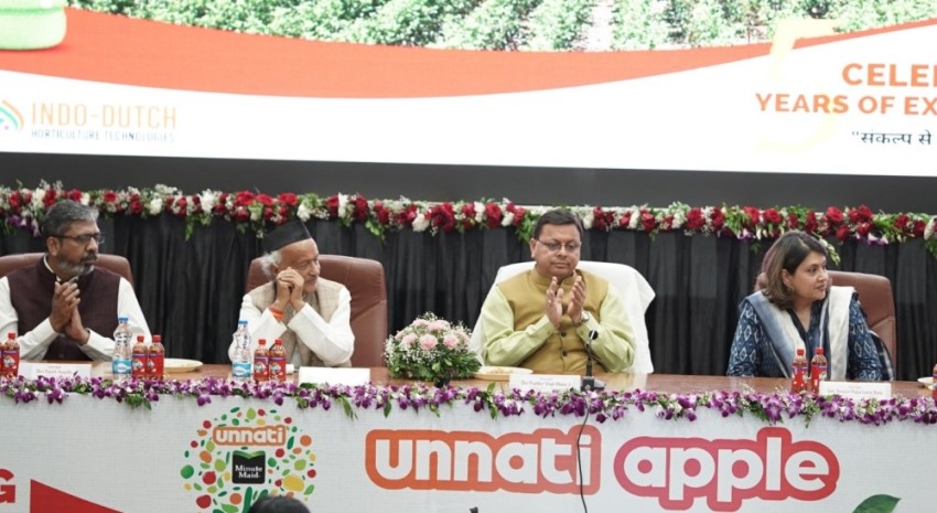 Coca-Cola India and Indo Dutch Horticulture Technologies celebrate five successful years of Project Unnati- Apple in Uttarakhand